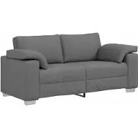 vidaXL Soffa Mörkgrå 180 x 77 x 82 cm tyg