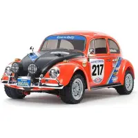 Tamiya 1:10 RC modellbil Elektrisk Gatumodell VW Beetle Rallye Borst motor Fyrhjulsdrift (4WD) Byggsats MF-01X