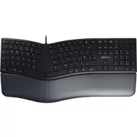 Cherry KC 4500 ERGO - Tangentbord - USB - QWERTY - brittisk - svart