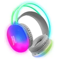 SBS Light Pop, Kabel & Trådlös, Samtal/musik, 20 - 20000 hz, 200 g, Headset, Vit
