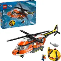 LEGO CITY 60503 Helikopter till kustbevakningen (60503); bygg- och spelset