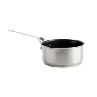 KitchenAid - Stainless Steel Sheet Saucepan with 2 Spouts - Silver - 16 cm