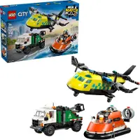 LEGO CITY 60505 Kombiset med flygplan, underhållsfordon och svävare (60505)