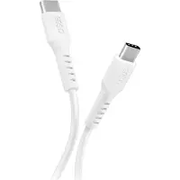 SBS TECABLETCC10W USB-C-kabel - USB-C Power Delivery 25W 1 m - vit