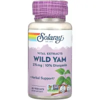 Solaray Wild Yam Kapslar 60 Enheter