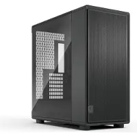 Fractal Design Epoch XL TG - Datorlåda - utökad ATX - genomskinlig sidopanel (härdat glas) - ingen strömförsörjning (ATX) - svart, ljust - USB/ljud