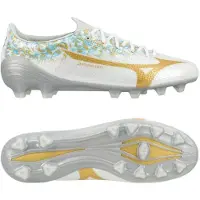 Mizuno Alpha III Made in Japan FG João Félix - Vit/Guld LIMITED EDITION - Gräs (FG), storlek 39