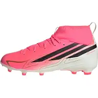 Adidas F50 Hyperfast League Mid Cut Fg Road To Glory - Solar Turbo/svart/guld Barn - Gräs (Fg), storlek 36⅔