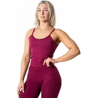 Relode Hybrid Seamless Tank Top - Red Plum