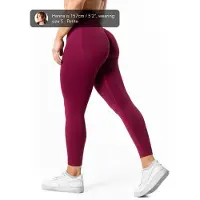 Relode Aura Seamless Scrunch Tights - Cherry