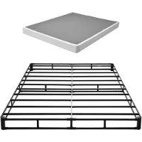Vevor Boxspring, queen size-sängram med tvättbar tygduk, kraftig metallram för queen size-säng, 130 mm madrassfundament, maxvikt 1587,57 kg, enkel montering, 2010 x 1515 x 130 mm