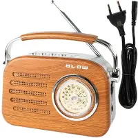 BLOW 77-532#, Bärbar, Analog, AM, FM, 87,5 - 108 MHz, 530 - 1600 kHz, Trä