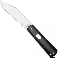 Jack Wolf Knives Jack Wolf Gateway FIXedc GATEW-FX-01-EBONY Satin Sandvik 14C28N, Ebony Wood, fixed knife