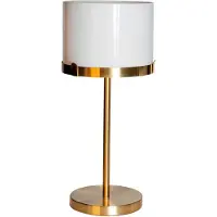 By Rydens Design bordslampa Marcel, dimbar, Mässing / guld, Vardagsrum / matsal, Metall, Design, Bordslampa