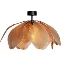 By Rydens Design taklampa Lou Lou, dimbar, Creme / bärnsten, Hall, Textil / tyger / siden, Design, Taklampa