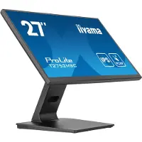 Iiyama ProLite T2752MSC-B1AG Touchscreen EEK: E (A - G) 68.6 cm (27 tum) 1920 x 1080 pixel 16:9 5 ms HDMI, DisplayPort, Audio Line Out, USB IPS LCD