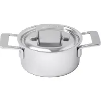 Demeyere Industry 5, 1029669 stainless steel Dutch oven with lid, 16 cm, 1.5 l