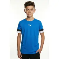 Puma Funktionstopp 'TeamRISE' royalblå / svart / vit