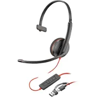Poly 3210 Usb-c +usb-c/a Voip-hörlurar