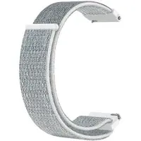 Mtp Products Universell kardborreband i nylon för smartklocka, 20mm - grå