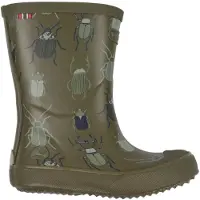 Viking Gummistövlar - Indie - Khaki/Linen m. Tryck - - 32 - Gummistövlar