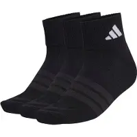 Adidas Strumpor - 3-pack - Ess Ank - Black/Black/Vit - - 37/39 - Strumpor