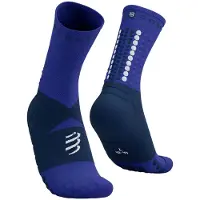 Compressport - Trail running kläder - Ultra Trail Socks V2.0 Black/Red för UnisexTrä - Storlek 35-38 - Svart