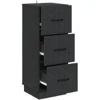 vidaXL Lådans skåp Svart 33 x 34,5 x 87 cm Konstruerat trä