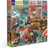 Eeboo - Puzzle 1000 pcs - English Green Market