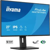 Iiyama ProLite LCD-skärm EEK D (A - G) 68.6 cm (27 tum) 1920 x 1080 pixel 16:9 1 ms DisplayPort, USB-C kontakt (Power Delivery), RJ45, HDMI IPS LCD