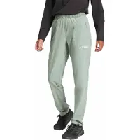 Adidas - Vandringskläder dam - Multi Essentials Pants W Silver Green för Unisex - Storlek S - Grön