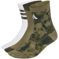 Adidas Strumpor - 3-pack - YB Camo - OLISTR/OLISTR/W - - 40/42 - Strumpor