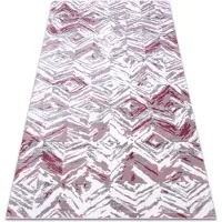 Rugsx Matta ACRYLIC DIZAYN 121 light grå / light rosa 160x230 cm