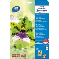 Avery-Zweckform Premium 2559-20 Fotopapper DIN A4 250 G/m² 20 ark Sidenmatt