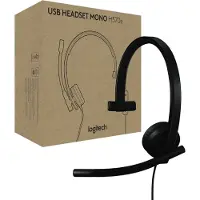 Logitech H570e Wired Usb-c On-ear Certified Microsoft Devices Monohörlurar