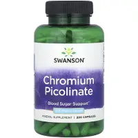 Swanson Health , Kromjärnförening, 200 mcg, 200 Capslar