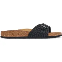 Birkenstock - Sandaler och flip-flops dam - Madrid SYN Narrow Black för Unisex - Storlek 37 - Svart