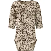 Name it Body l/ä - Rib - NbfFrainy - Brasiliansk Sand - - 62 - Body L/Ä