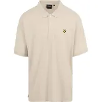 Lyle & Scott Bomullspikétröja - Sand