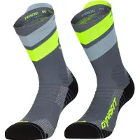 Dynafit - Trail running kläder - Ultra Crew Socks Cinder Ultra Yellow för Unisex - Storlek 39-42 - Gul