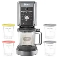 Ninja CREAMi Deluxe glass- och dessertmaskin – Med 2 extra behållare | NC502EU | av SharkNinja