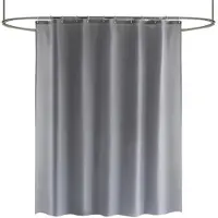 Textilien 180-230cm Duschdraperier Vattentätt Kraftigt Tjockt Tyg Badgardin för Hotell Badrum Badkar Enfärgat Vitt Privat Skydd 180x230cm grå