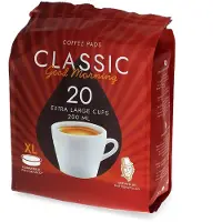 Kaffekapslen | Classic (Stor Kopp) - 20 Pads til Senseo