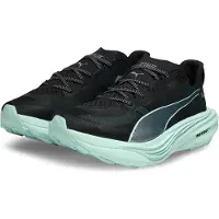 Puma Deviate Nitro Elite Trail Shoes Black Blue AW25, Size 42 - EUR