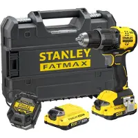 Stanley Slagborrmaskin 60 Nm Borstlös - Lithium 18V - 2 Batterier 2 Ah I Kit - SFMCD716D2T-QW FATMAX V20