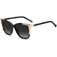 Carolina Herrera CH 0052/S 58/16/145 Svart Nude/Mörkgrå Skuggad acetat kvinna CH 0052/S