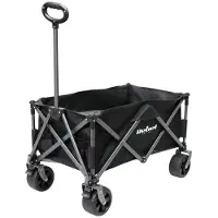 Rebel Active resvagn i plast, plazowy, hopfällbar inuti, 150L, 100kg