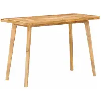 vidaXL Matbord Naturfärg 100 x 55 x 75 cm Massivt mangoträ