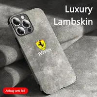 Cadillac Bil För Ferrari Mocka Heltäckande Fodral För iPhone 16 15 13 14 Pro Max Mini 8 XR XS 16 Plus 15Pro Max Skyddsskal Klistermärke For iPhone 15plus