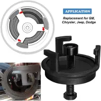 Wosawe outdoor sports 25264 GM Vibrationsdämpare Dragare, Vevaxeltapp Dragare Ta bort LS Balanserare Utan Gängade Hål Ersättning för GM svart